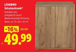 Lidl Livarno schuhschrank Angebot