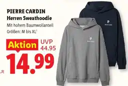 Lidl Pierre cardin herren sweathoodie Angebot