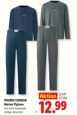 Lidl Pierre cardin herren pyjama Angebot