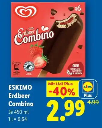 Eskimo erdbeer combino