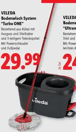 Lidl Vileda bodenwisch system turbo one Angebot