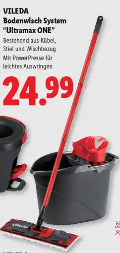 Lidl Vileda bodenwisch system ultramax one Angebot