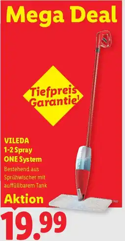 Lidl Vileda 1-2 spray one system Angebot