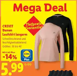 Lidl Crivit damen laufshirt langarm Angebot