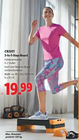 Lidl Crivit 3-in-1-step-board Angebot