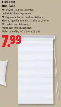 Lidl Livarno duo rollo Angebot