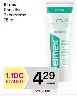 Bipa Elmex Sensitive Zahncreme Angebot