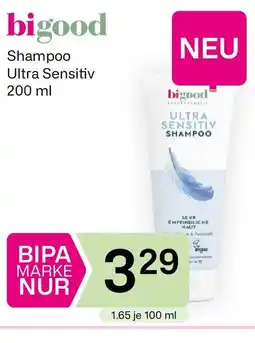 Bipa bigood Shampoo Ultra Sensitiv Angebot