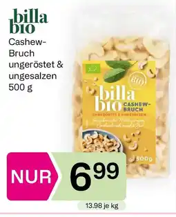 Bipa billa bio CASHEW- BRUCH ungeröstet & ungesalzen Angebot