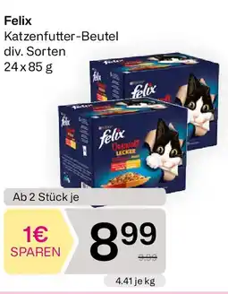 Bipa Felix Katzenfutter-Beutel Angebot
