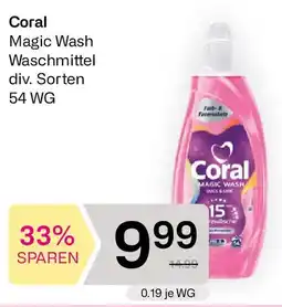 Bipa Coral Magic Wash Waschmittel Angebot