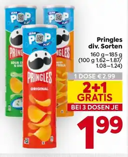 Billa Pringles div. Sorten Angebot