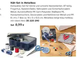 Tchibo Eduscho Näh-Set in Metallbox Angebot