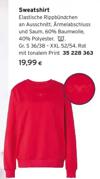 Tchibo Eduscho Sweatshirt Angebot