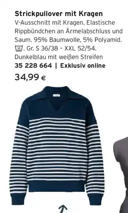 Tchibo Eduscho Strickpullover mit Kragen Angebot