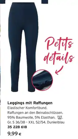 Tchibo Eduscho Leggings mit Raffungen Angebot