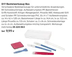 Tchibo Eduscho DIY-Bastelwerkzeug-Box Angebot