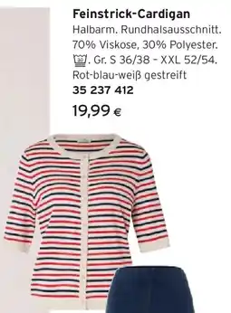 Tchibo Eduscho Feinstrick-Cardigan Angebot