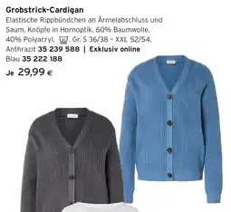 Tchibo Eduscho Grobstrick-Cardigan Angebot
