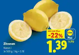 Lidl Zitronen Angebot