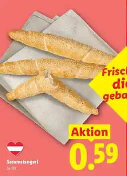 Lidl Sesamstangerl Angebot