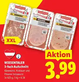 Lidl Wiesentaler 3 fach aufschnitt Angebot
