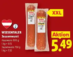 Lidl Wiesentaler jausenwurst Angebot