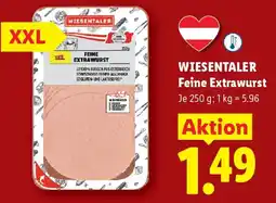 Lidl Wiesentaler feine extrawurst Angebot