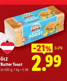 Lidl Ölz butter toast Angebot