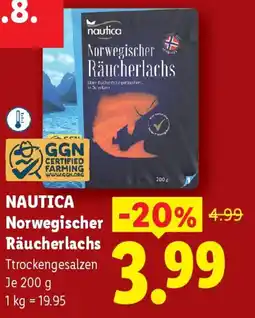 Lidl Nautica norwegischer räucherlachs Angebot