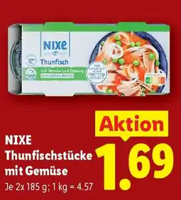 Lidl Nixe thunfischstücke mit gemüse Angebot