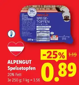 Lidl Alpengut speisetopfen Angebot