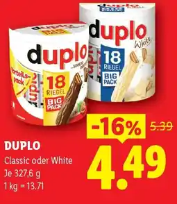 Lidl Duplo Angebot