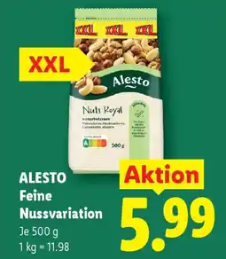 Lidl Alesto feine nussvariation Angebot