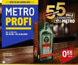 Metro JÄGERMEISTER Angebot