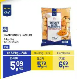 Metro CHAMPIGNONS PANIERT Angebot