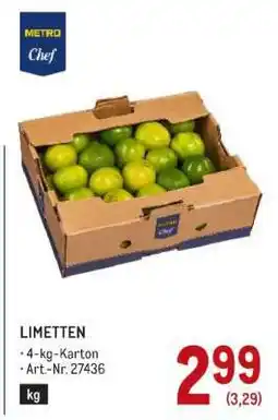Metro Limetten Angebot
