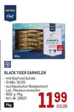 Metro BLACK TIGER GARNELEN Angebot