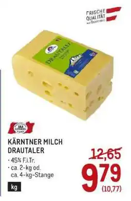 Metro KÄRNTNER MILCH DRAUTALER Angebot