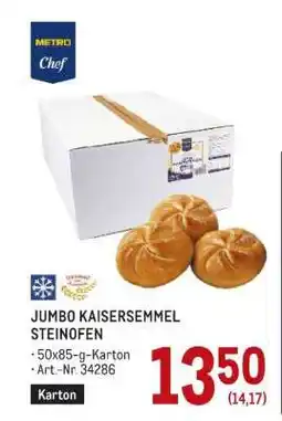 Metro JUMBO KAISERSEMMEL STEINOFEN Angebot