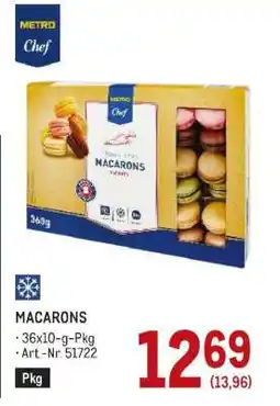 Metro Macarons Angebot