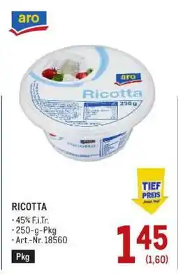 Metro Ricotta Angebot