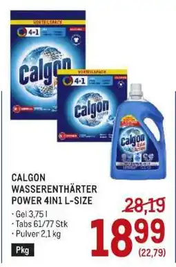 Metro CALGON WASSERENTHÄRTER POWER 4IN1 L-SIZE Angebot