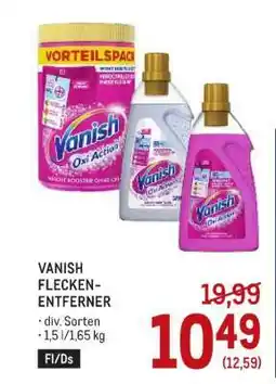 Metro Vanish Fleckenentferner Angebot