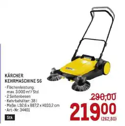 Metro KÄRCHER KEHRMASCHINE S6 Angebot