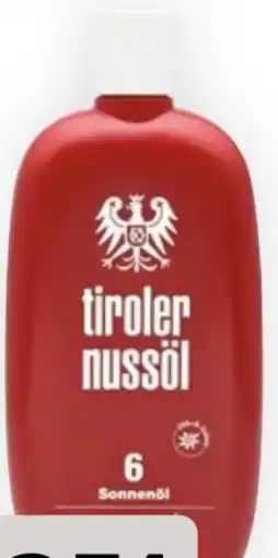Bipa Tiroler Nussöl Sonnenöl LSF 6 Angebot