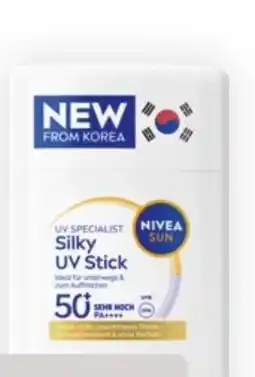 Bipa Nivea Sun Silky UV Sonnenstick LSF50+ Angebot