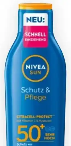 Bipa Nivea Sun Schutz & Pflege Sonnencreme LSF 50+ Angebot