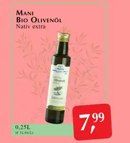 Winkler Markt Mani Bio Olivenöl Nativ extra Angebot