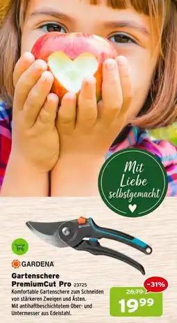 Salzburger Lagerhaus GARDENA Gartenschere PremiumCut Pro Angebot
